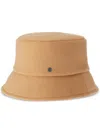 Maison Michel Axel Wool-cashmere Bucket Hat In Brown