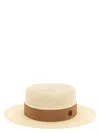 Maison Michel Ribbon Wide Brim Hat