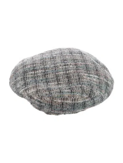 Pre-owned Maison Michel Beret Hat W/tags In Blue