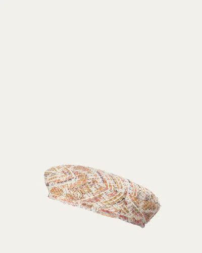 Maison Michel Billy Tweed Beret In Multi