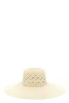 Maison Michel Blanche Openwork-design Hat In Neutral