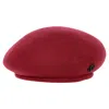 Maison Michel Bonnie Beret In Red Wool