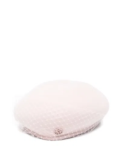 MAISON MICHEL BONNIE VEIL BERET HAT