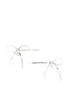 Maison Michel Bow-embellished Hair Slides In White
