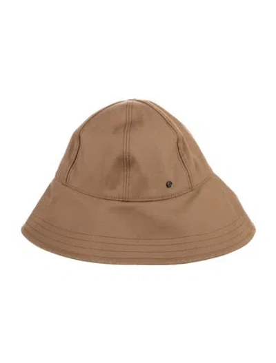 Pre-owned Maison Michel Brown Cotton Bucket Hat