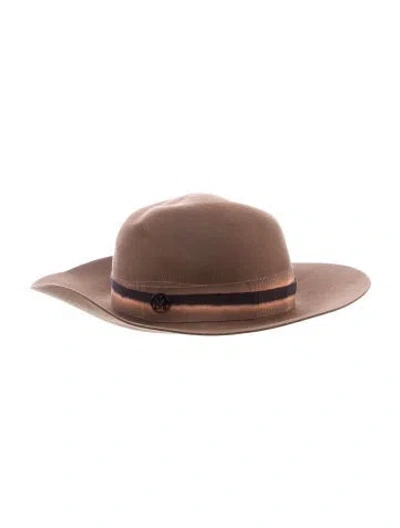 Pre-owned Maison Michel Brown Hat