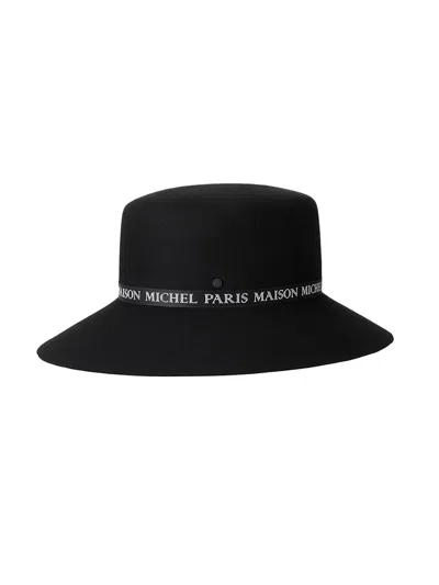 Maison Michel Bucket Hat In Black