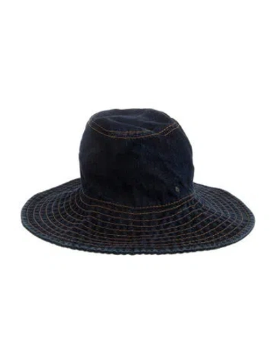 Pre-owned Maison Michel Bucket Hat In Blue