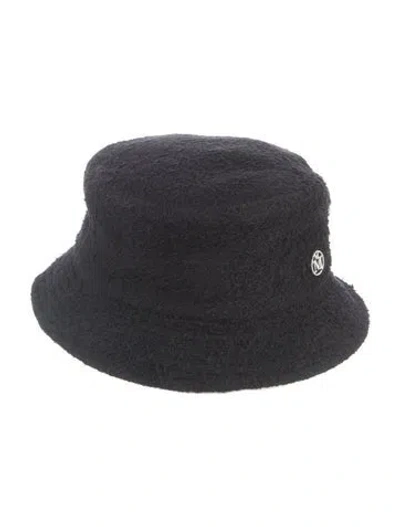 Pre-owned Maison Michel Bucket Hat In White