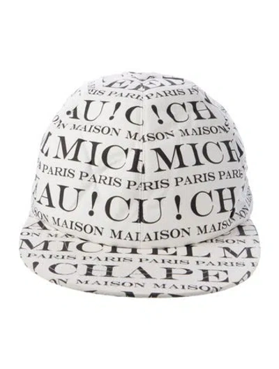Pre-owned Maison Michel Canvas Baseball Cap In Neutral