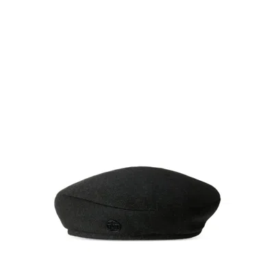 Maison Michel Caps In Black