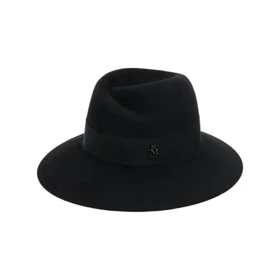 Maison Michel Caps In Black