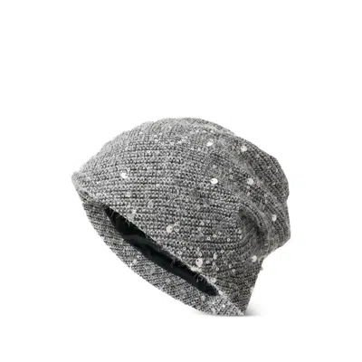 Maison Michel Caps In Gray