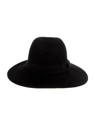 Pre-owned Maison Michel Cashmere Zango Hat W/tags In Black
