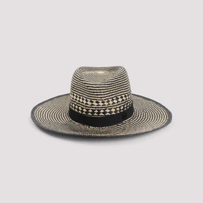 Maison Michel Charles Bicolor Hat In Black
