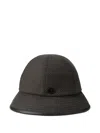 Maison Michel Check-pattern Bucket Hat In Black