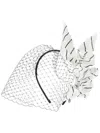 Maison Michel Clementine Sequin-embellished Veil In Black