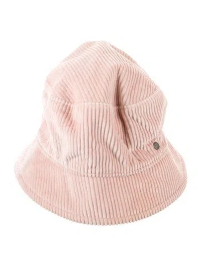 Pre-owned Maison Michel Cotton Bucket Hat In Pink