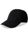 Maison Michel Cotton Logo-plaque Cap In Black