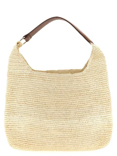 Maison Michel 'cristiana' Shoulder Bag In Neutral