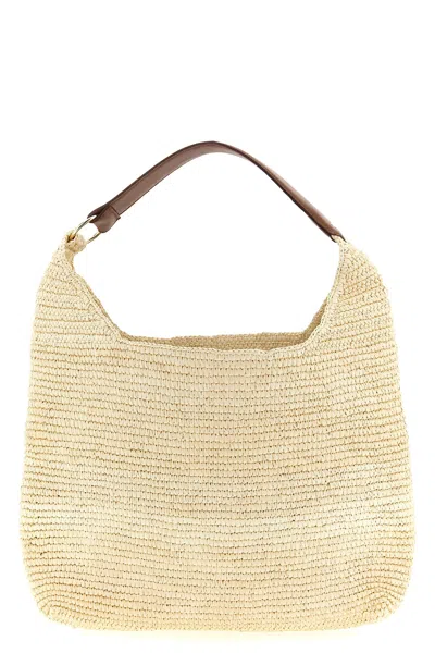 Maison Michel 'cristiana' Shoulder Bag In Brown