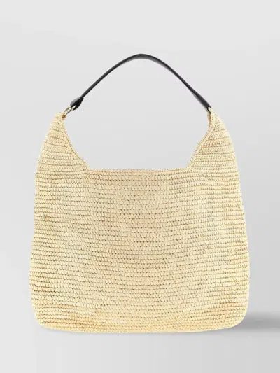 Maison Michel 'cristiana' Woven Texture Shoulder Bag