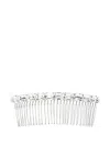 Maison Michel Crystal-embellished Hair Comb In Metallic