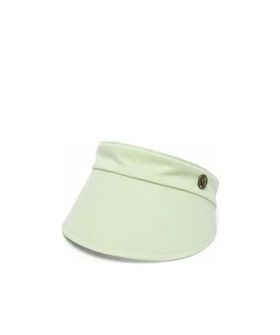 MAISON MICHEL CURVE-PEAK SUN HAT