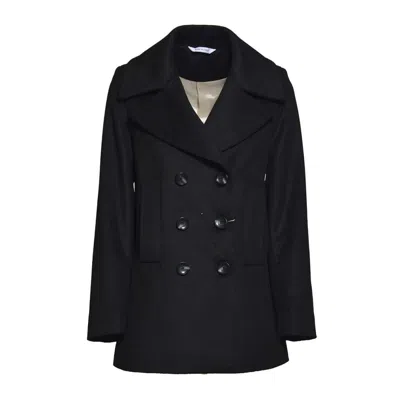 Maison Michel Double-breasted Wool-cashmere Blend Short Coat