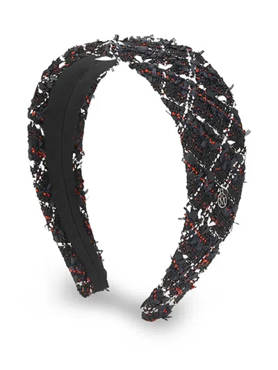 Maison Michel Elizabeth Headband In Black