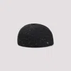 Maison Michel Black Sequin Embellished Hat In Black