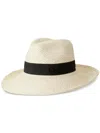 Maison Michel Eric Fedora Hat In Neutrals
