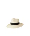Maison Michel Eric Fedora Hat In Nude