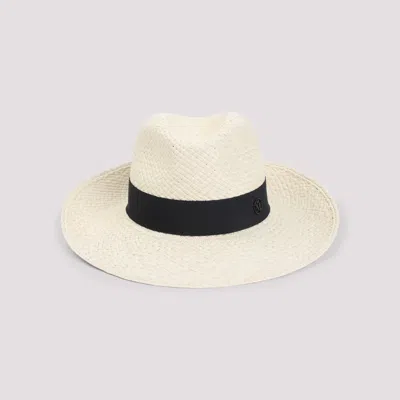 MAISON MICHEL ERIC RIBBON ON BRISA HAT