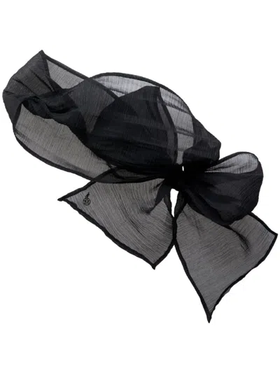 Maison Michel Fanfan Headband In Schwarz