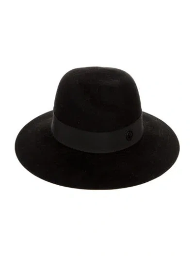 Pre-owned Maison Michel Fedora In Black
