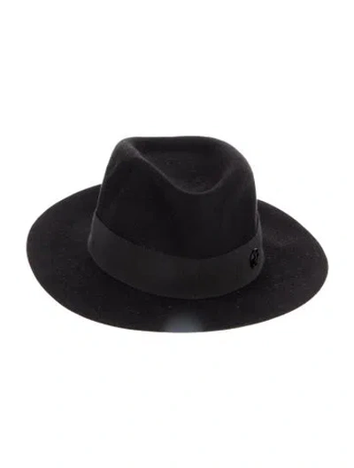 Pre-owned Maison Michel Fedora In Black
