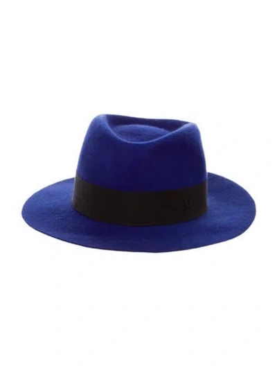 Pre-owned Maison Michel Fedora In Blue
