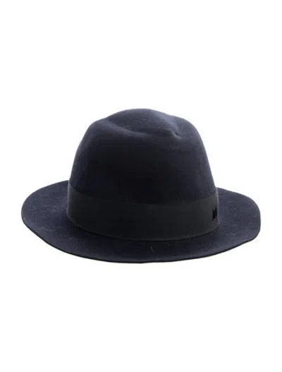 Pre-owned Maison Michel Fedora In Blue