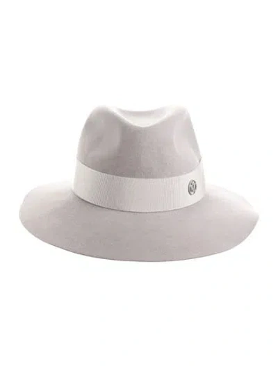 Pre-owned Maison Michel Fedora In Grey