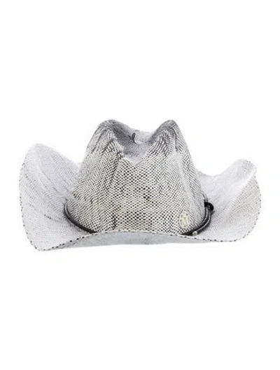 Pre-owned Maison Michel Fedora Hat In Multi