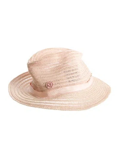 Pre-owned Maison Michel Fedora Hat In Neutral