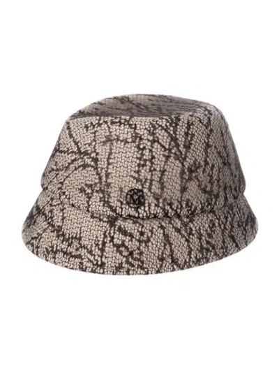 Pre-owned Maison Michel Felt Cloche Hat In Neutral