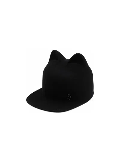 Maison Michel Flat-brim Baseball Cap
