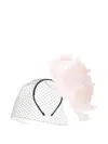 Maison Michel Floral-appliqué Headband In Black