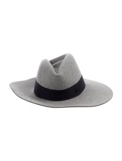 Pre-owned Maison Michel Grey Felt Hat In Gray