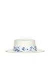Maison Michel Kiki Straw Hat In Beige