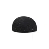 Maison Michel Black Sequin Embellished Hat In Black