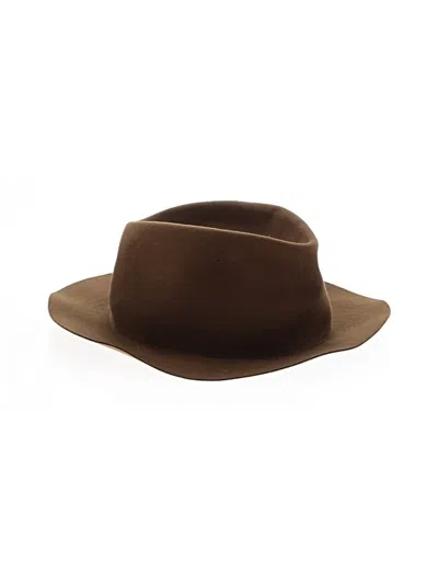 Pre-owned Maison Michel Hat In Brown