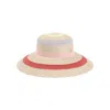 Maison Michel Rena Stripey Hat In Multicolour